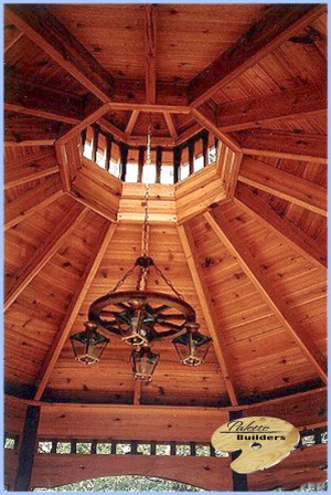 Rochester MI Gazebo/Pergola Builder Cedar Ceiling 